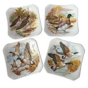 Royal Adderley Bone China Tea Bag Trays (4)